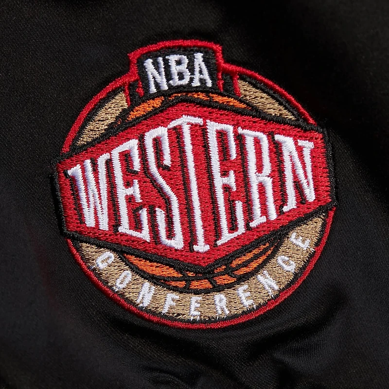 Mitchell  Ness Memphis Grizzlies Hardwood Classics Team OG 30 Lightweight Satin Full-Snap Jacket