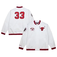 Mitchell & Ness Men’s Chicago Bulls NBA Legends Scottie Pippen Full-Snap Satin Jacket