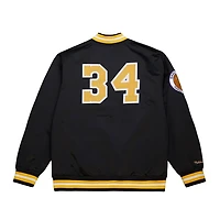 Mitchell & Ness Men’s Los Angeles Lakers NBA Legends Shaquille O'Neal Full-Snap Satin Jacket