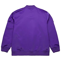 Mitchell & Ness Men's Sacramento Kings Hardwood Classics Nights Team Leader Satin Full Zip Jacket