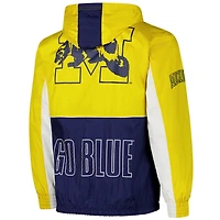 Mitchell  Ness Michigan Wolverines Big Shot Premium Full-Zip Windbreaker