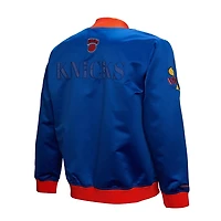 Mitchell  Ness New York Knicks Hardwood Classics Team OG 30 Lightweight Satin Full-Snap Jacket