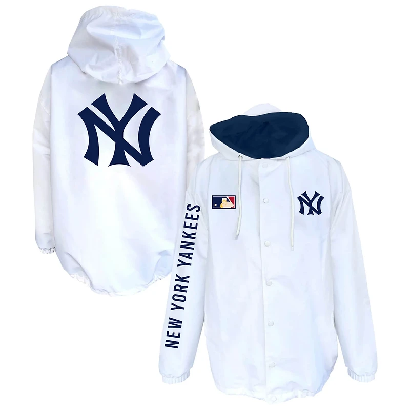 Mitchell Ness New York Yankees Big Tall Full-Snap Hooded Jacket