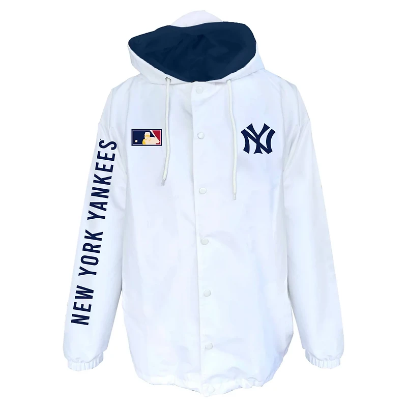 Mitchell Ness New York Yankees Big Tall Full-Snap Hooded Jacket