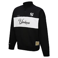 Mitchell  Ness New York Yankees Quarter-Zip Pullover Top
