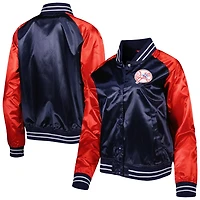 Mitchell  Ness New York Yankees Team 20 Satin Raglan Full-Snap Jacket