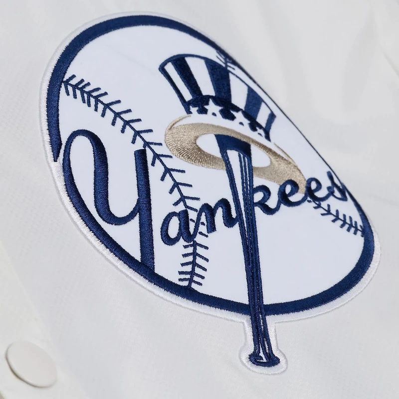 Mitchell Ness New York Yankees Yacht Rock Coaches Full-Snap Hooded Windbreaker Jacket
