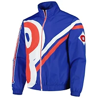 Mitchell  Ness Philadelphia Phillies Exploded Logo Warm Up Full-Zip Jacket