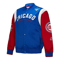 Mitchell  Ness Red Chicago Cubs Cooperstown Collection Team Origins Satin Full-Snap Jacket