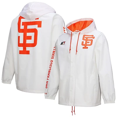 Mitchell  Ness San Francisco Giants Vintage Full-Snap Hooded Coaches Jacket