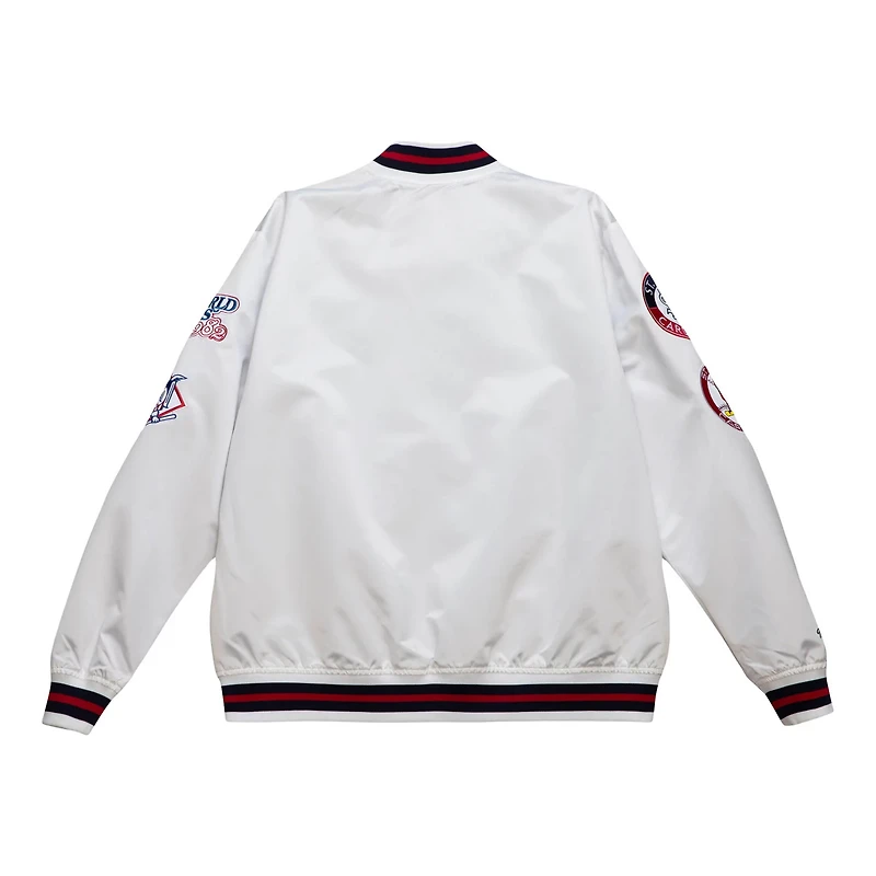 Mitchell  Ness St Louis Cardinals City Collection Satin Full-Snap Varsity Jacket