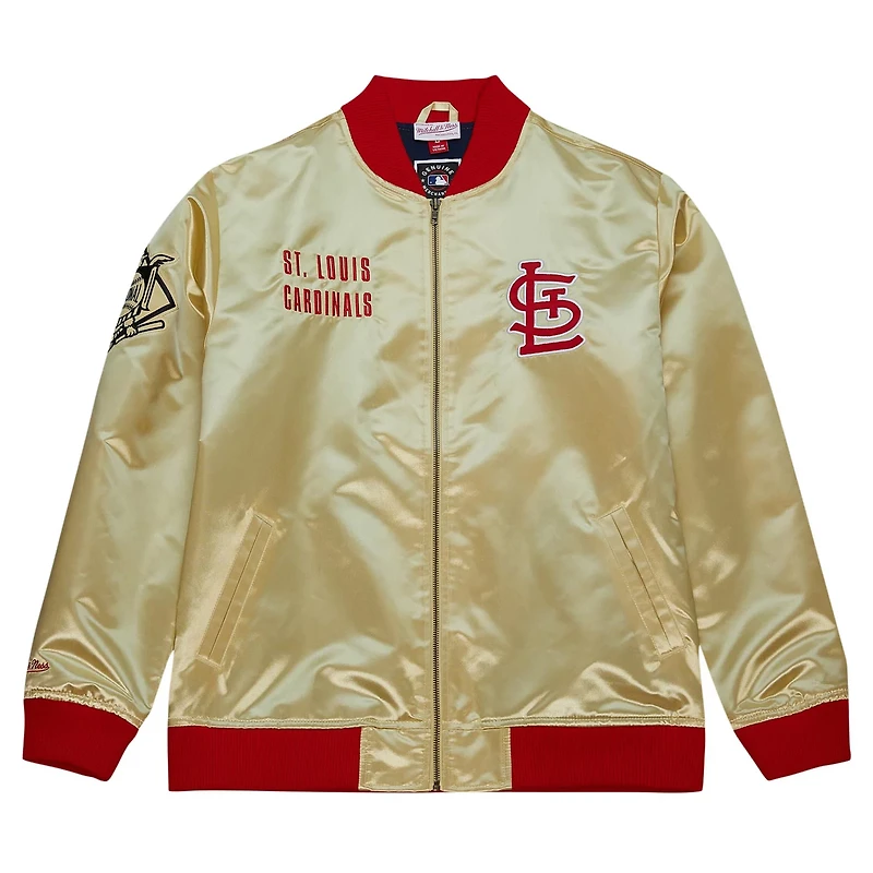Mitchell  Ness St Louis Cardinals OG 20 Lightweight Satin Full-Zip Jacket