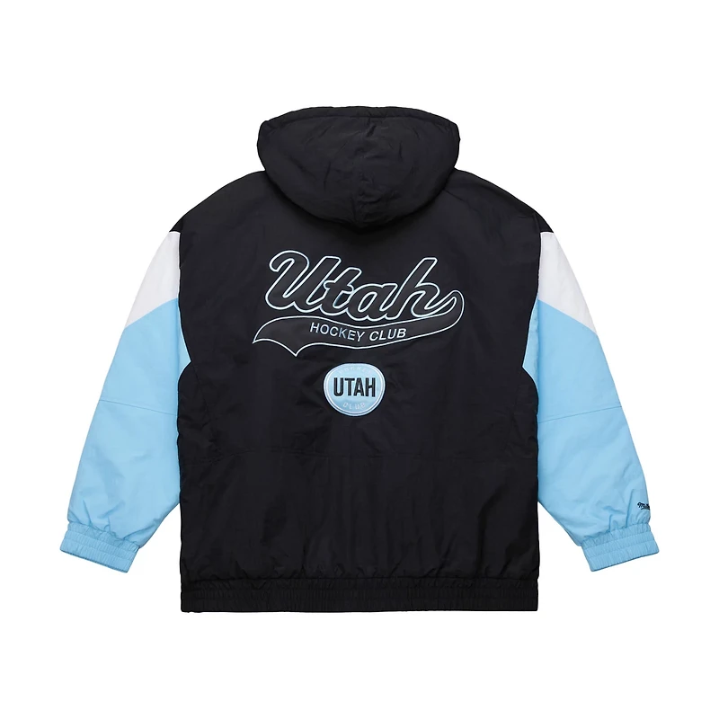 Mitchell  Ness Utah Hockey Club Retro Anorak Half-Zip Jacket