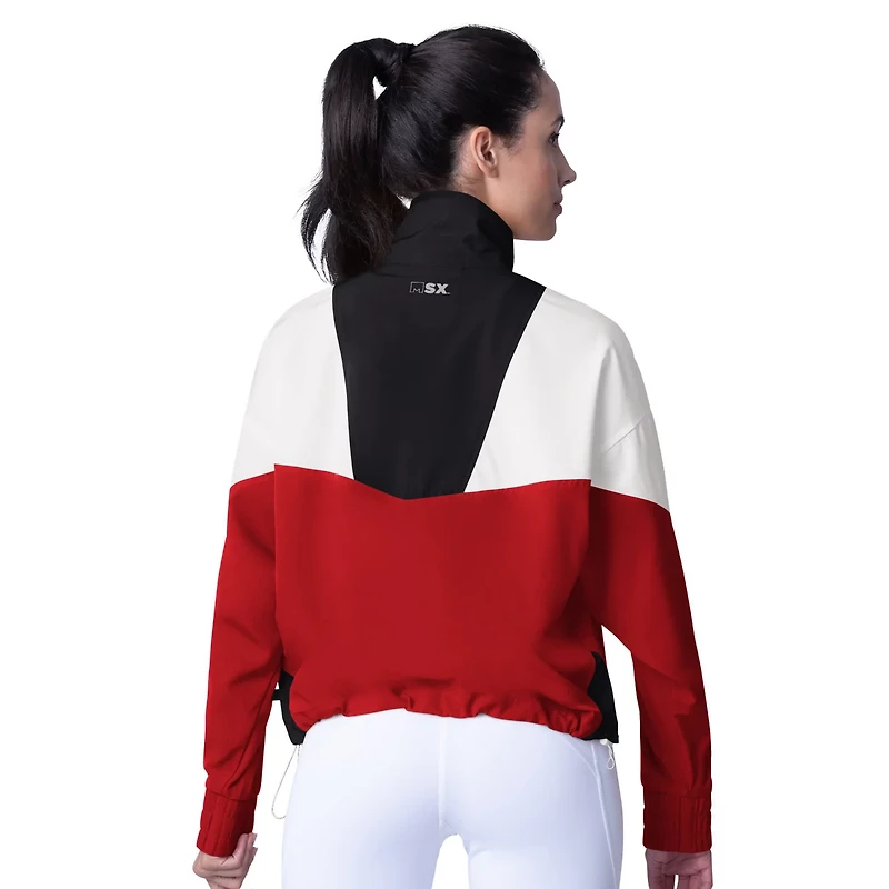 MSX by Michael Strahan Black Chicago Blackhawks Tessa Full-Zip Jacket