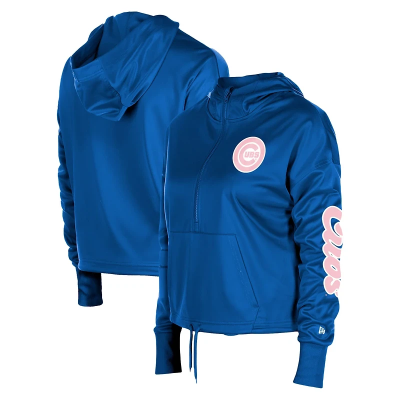 New Era Chicago Cubs Half-Zip Hoodie