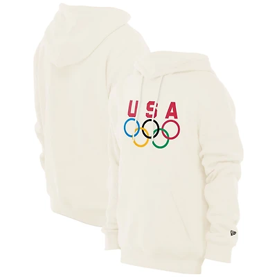 New Era Team USA 5 Rings Chrome Pullover Hoodie