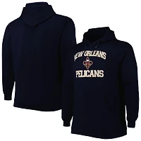 New Orleans Pelicans Big  Tall Heart Soul Pullover Hoodie