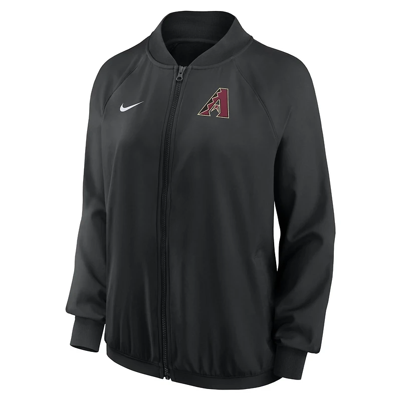 Nike Arizona Diamondbacks Authentic Collection Team Raglan Performance Full-Zip Jacket