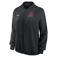 Nike Arizona Diamondbacks Authentic Collection Team Raglan Performance Full-Zip Jacket