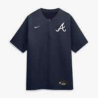 Nike Atlanta Braves Authentic Collection Dri-FIT Quarter-Zip Windshirt