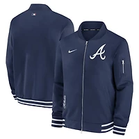 Nike Atlanta Braves Authentic Collection Full-Zip Bomber Jacket