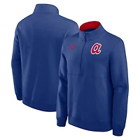 Nike Atlanta Braves Cooperstown Collection Fleece Half-Zip Pullover