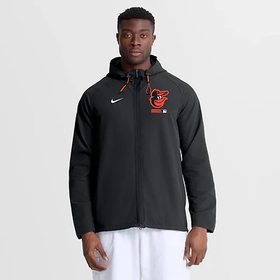 Nike Baltimore Orioles Authentic Collection Raglan Therma-FIT Full-Zip Hooded Jacket