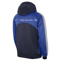 Nike /Blue Dallas Mavericks Authentic Starting Five Force Performance Pullover Hoodie