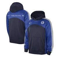 Nike /Blue Dallas Mavericks Authentic Starting Five Force Performance Pullover Hoodie