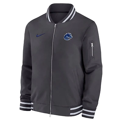 Nike Boise State Broncos Full-Zip Bomber Jacket