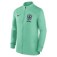 Nike Brazil National Team Strike Raglan Full-Zip Performance Track Jacket
