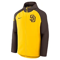 Nike Brown San Diego Padres Authentic Collection Raglan Performance Full-Zip Jacket