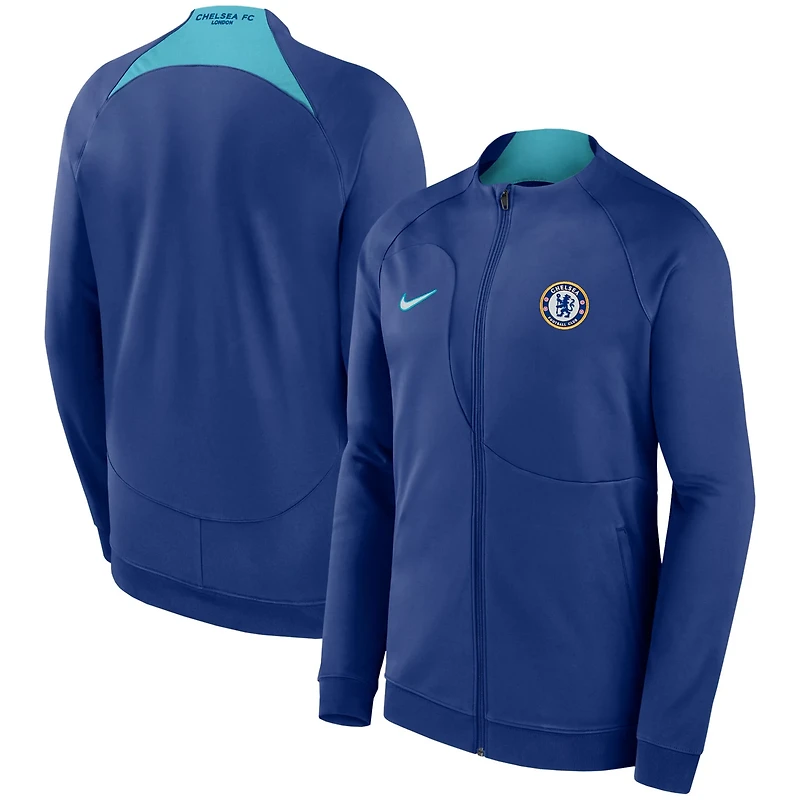 Nike Chelsea Academy Pro Anthem Fitted Raglan Performance Full-Zip Jacket