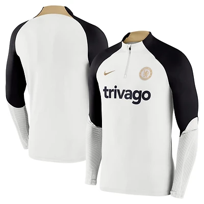 Nike Chelsea Strike Drill 2023/24 Performance Quarter-Zip Long Sleeve Top