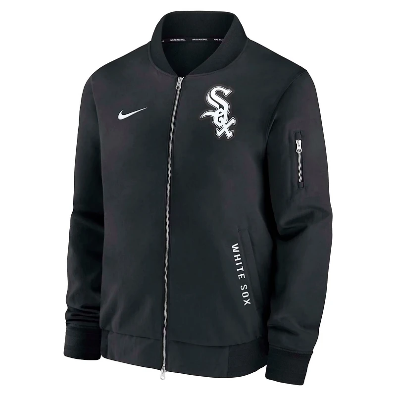 Nike Chicago White Sox Authentic Collection Dugout Full-Zip Bomber Jacket