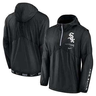 Nike Chicago White Sox Authentic Night Game Performance Half-Zip Windbreaker