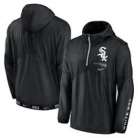 Nike Chicago White Sox Authentic Night Game Performance Half-Zip Windbreaker