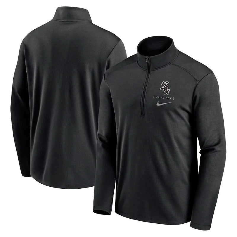 Nike Chicago White Sox Franchise Logo Pacer Performance Half-Zip Top