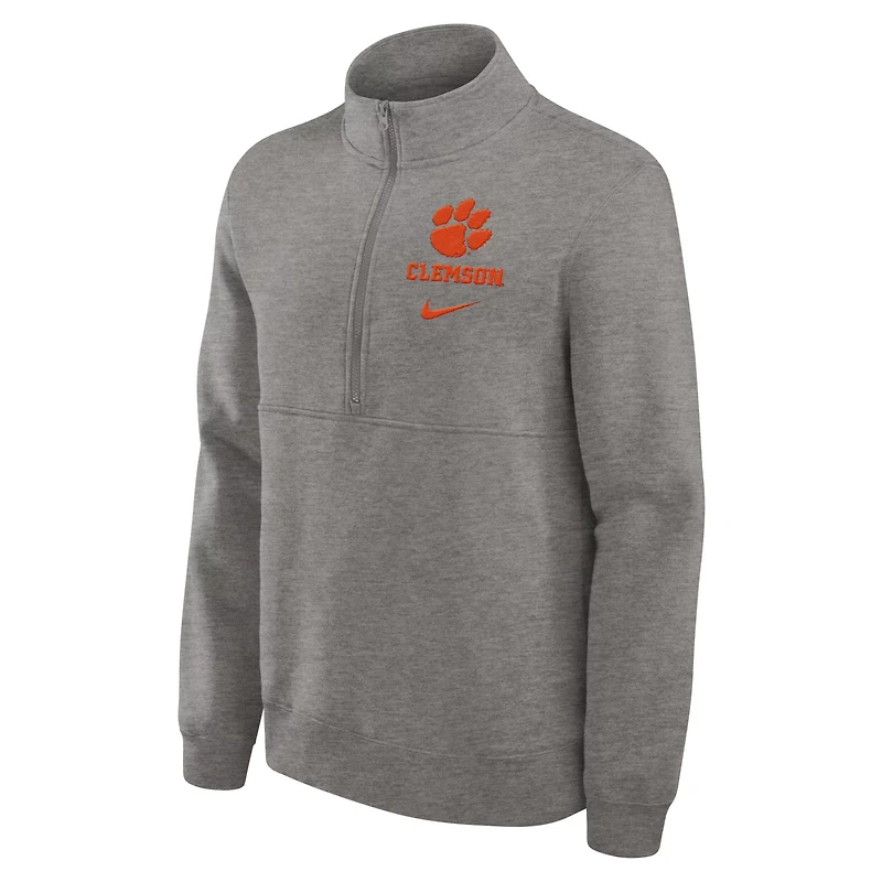 Nike Clemson Tigers Primetime Club Half-Zip Sweatshirt