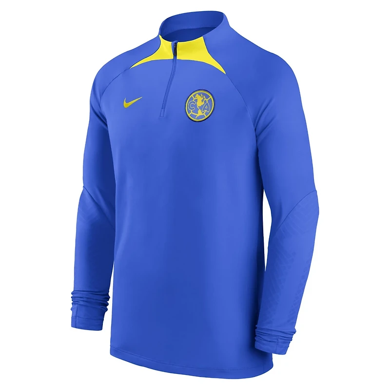 Nike Club America 2022 23 Strike Drill Performance Raglan Quarter-Zip Long Sleeve Top