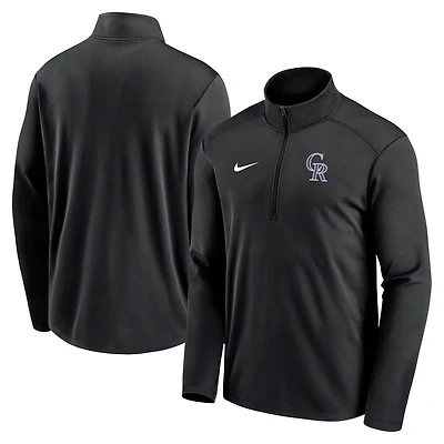 Nike Colorado Rockies Agility Pacer Lightweight Performance Half-Zip Top