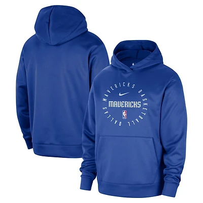 Nike Dallas Mavericks 2024/25 Spotlight On-Court Practice Performance Pullover Hoodie