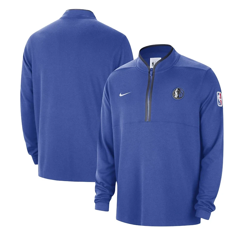 Nike Dallas Mavericks Authentic Performance Half-Zip Jacket