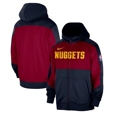 Nike Denver Nuggets Authentic On-Court Showtime Performance Full-Zip Hoodie