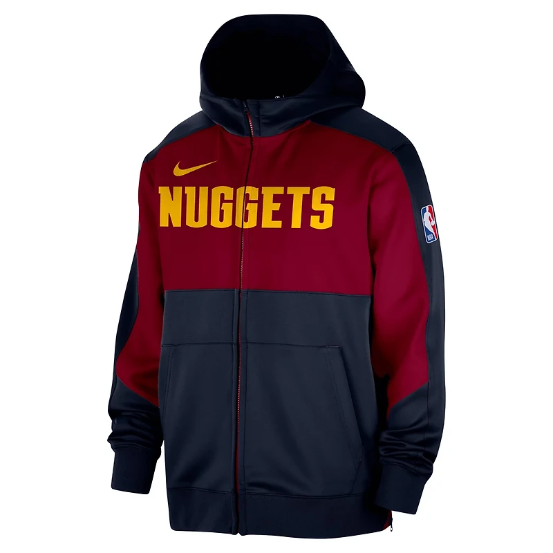 Nike Denver Nuggets Authentic On-Court Showtime Performance Full-Zip Hoodie