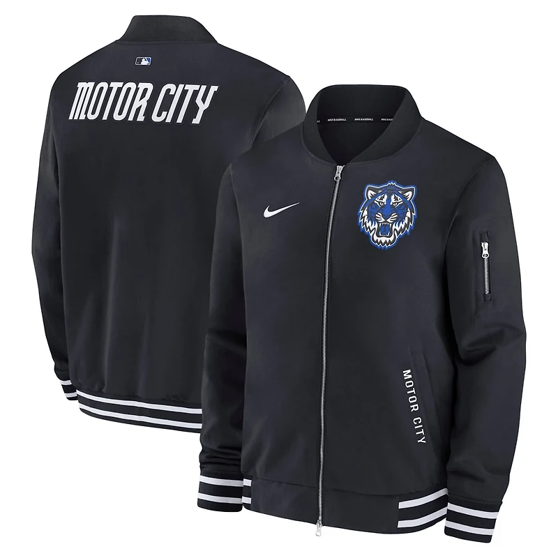 Nike Detroit Tigers Authentic Collection City Connect Full-Zip Bomber Jacket