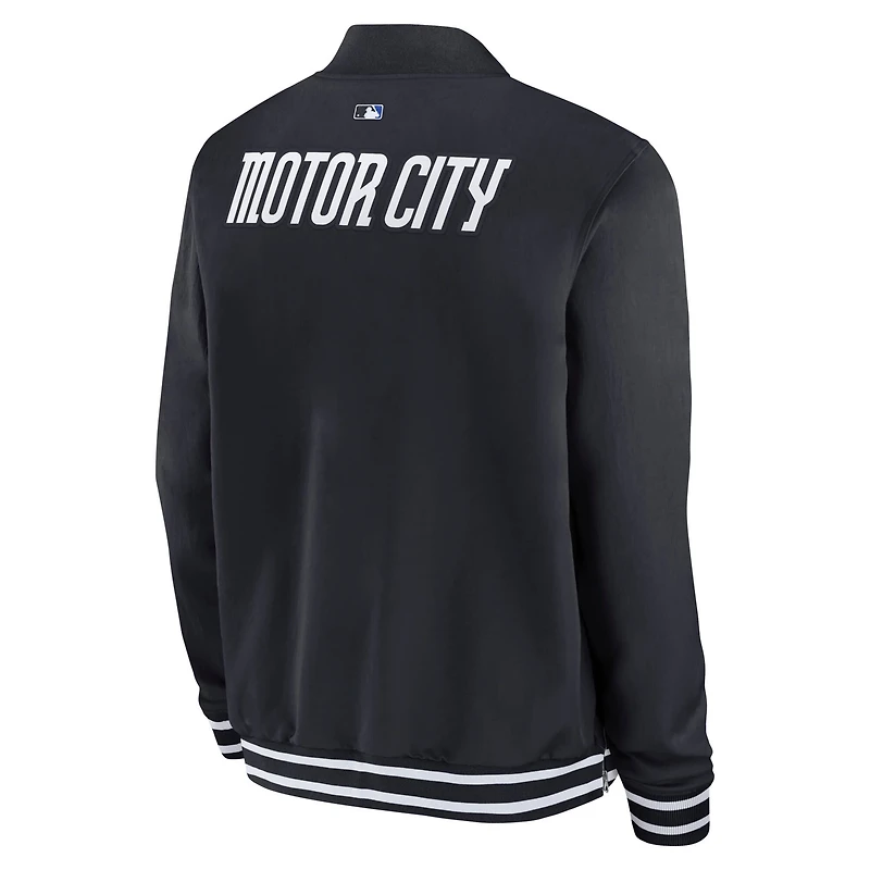 Nike Detroit Tigers Authentic Collection City Connect Full-Zip Bomber Jacket