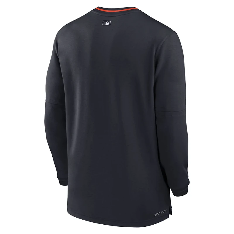 Nike Detroit Tigers Authentic Collection Performance Half-Zip Top