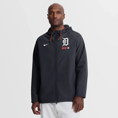 Nike Detroit Tigers Authentic Collection Raglan Therma-FIT Full-Zip Hooded Jacket