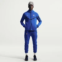 Nike France National Team 2026 Tech Fleece Windrunner Raglan Full-Zip Hoodie